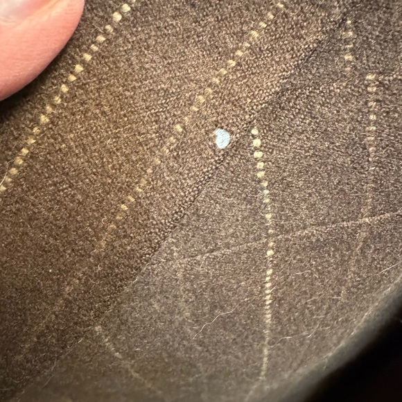 RARE 1970’s PARIS FRANCE PIERRE CARDIN BOUTIQUE Brown Pinstripe Men's Blazer VTG - Picture 12 of 17